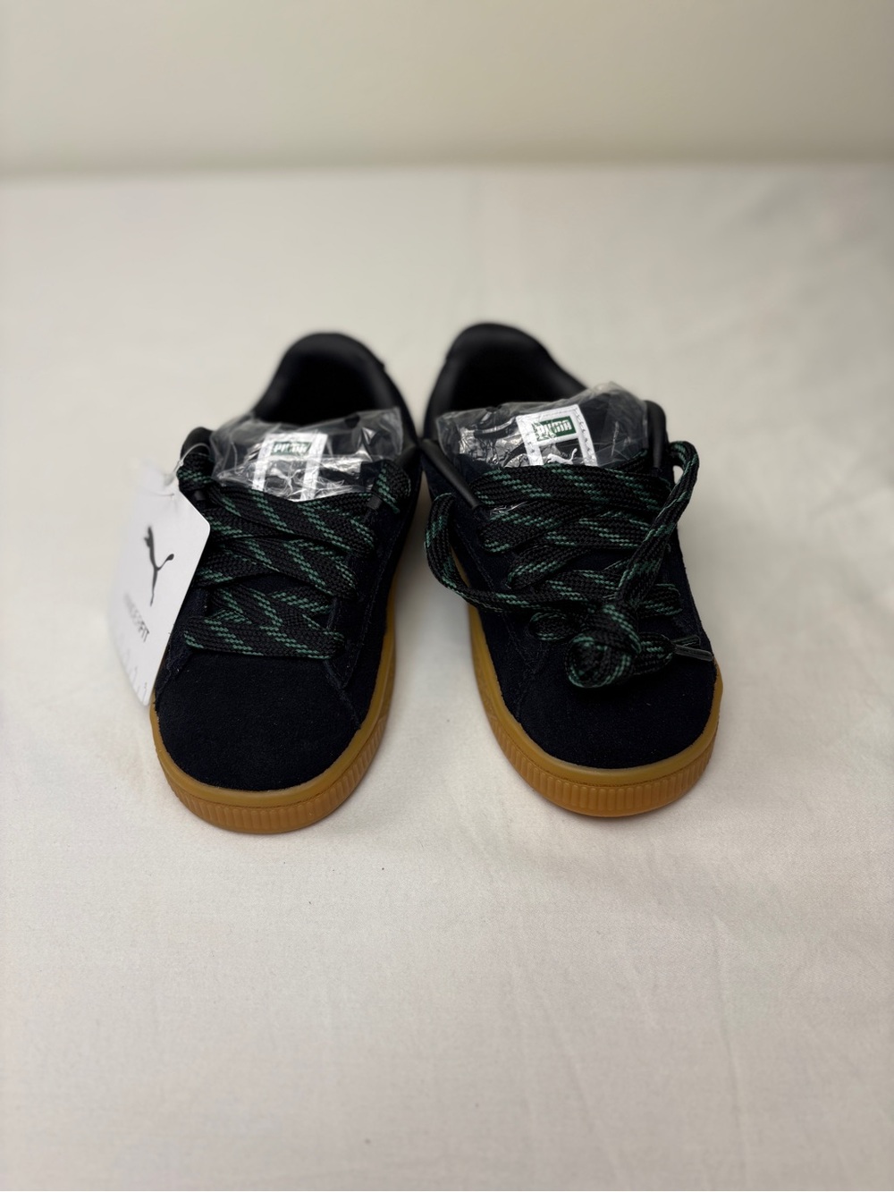 Puma Kids Black Suede Skate Shoes Toddler NWT Preschool Outdoor Streetwear